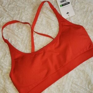 Vibrant Red Sports Bra